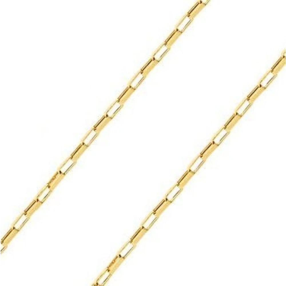 Corrente de ouro 18k 50cm Elos Cartier veneziana alongada