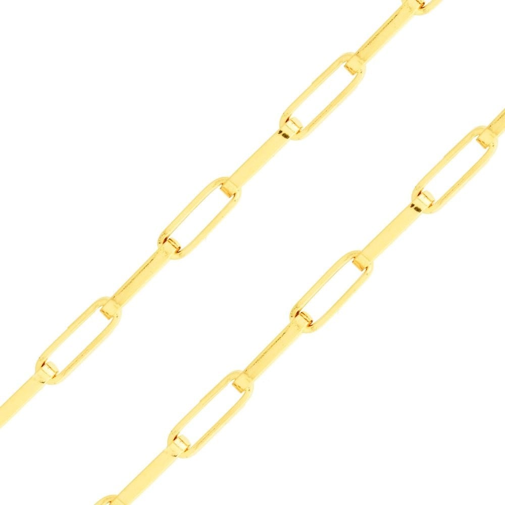 Corrente de ouro masculina 18k cartier 60cm - 3mm
