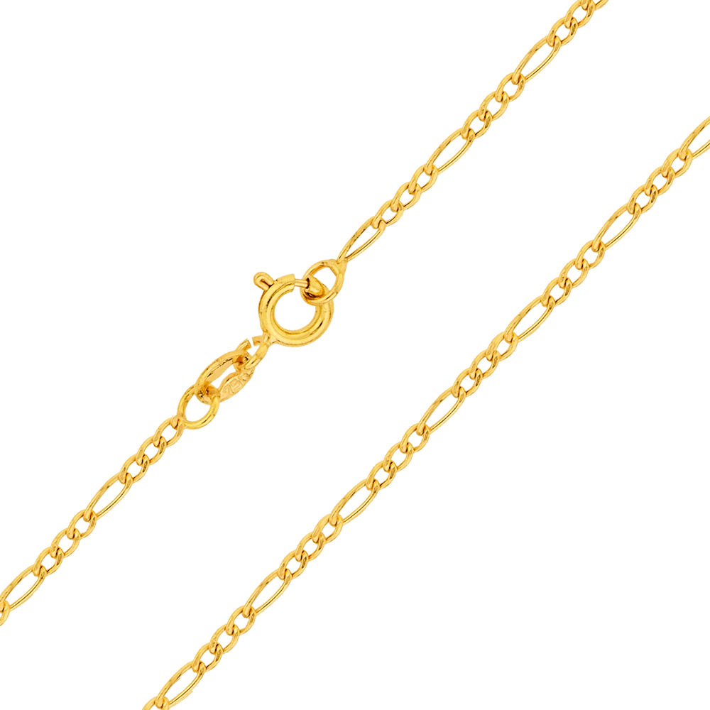  Corrente de ouro 18k choker 3x1