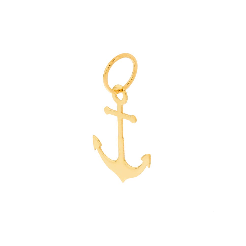 Pingente ancora de ouro 18k