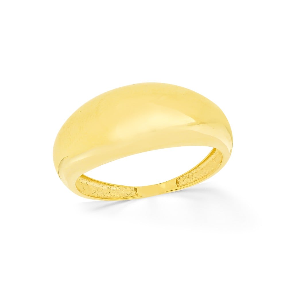 Anel de ouro 18k orgânico vintage