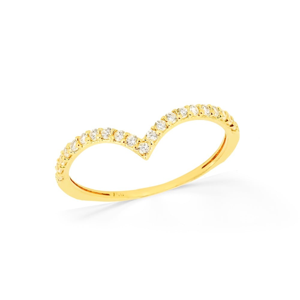 Anel de ouro 18k mulher maravilha cravejado