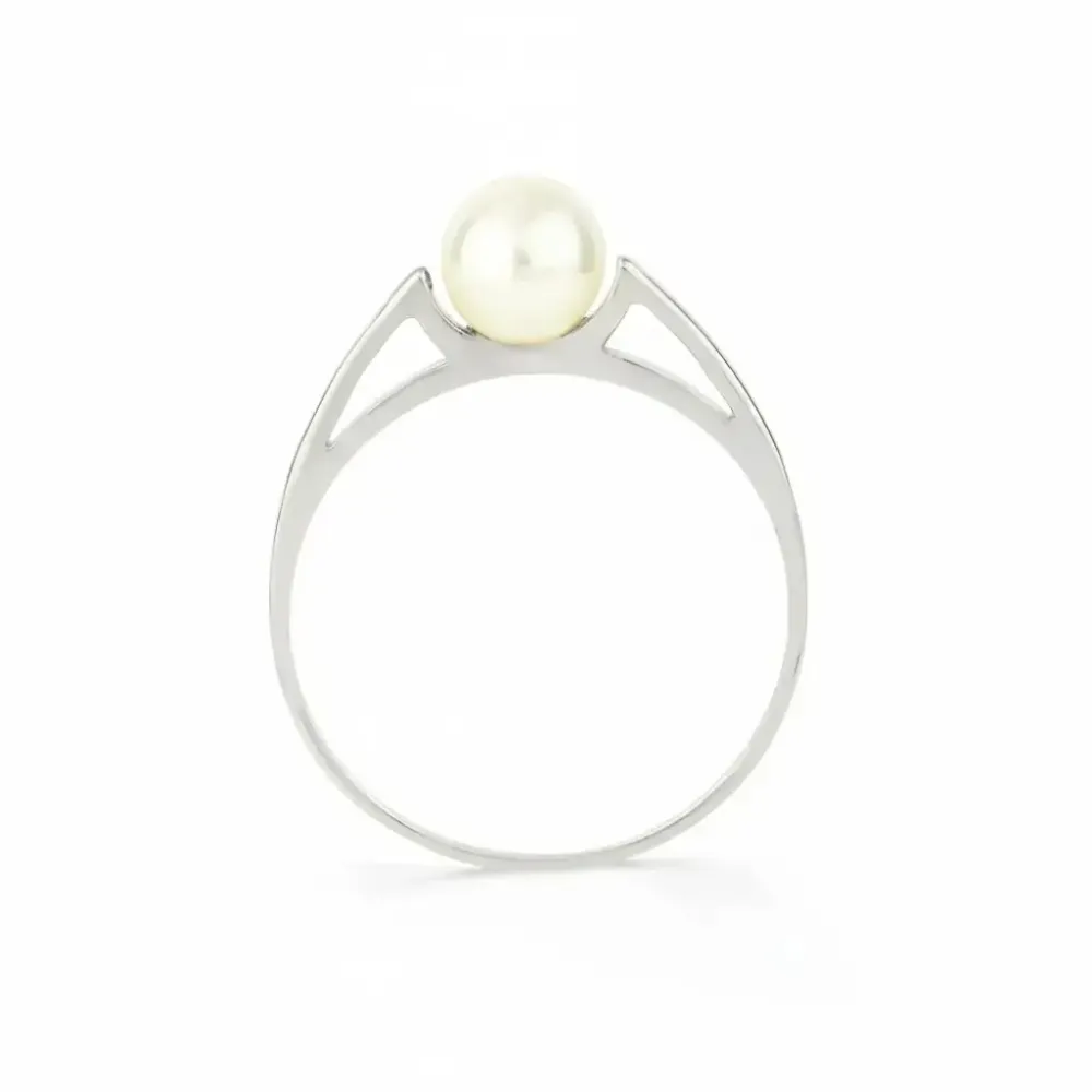 ANF297ob - Anel de pérola em ouro branco 18k Lola 1