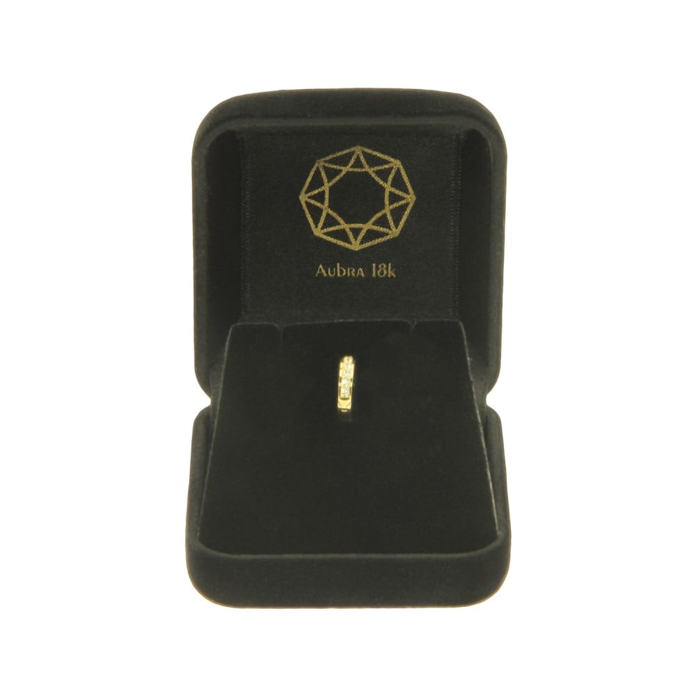Brinco masculino ou piercing cartilagem uma peça ouro 18k