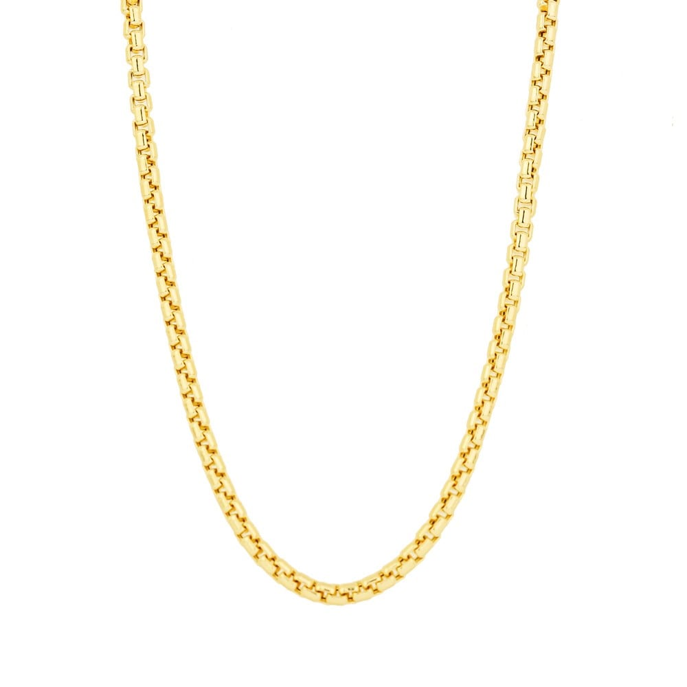 Corrente de ouro 18k palmeira 70cm
