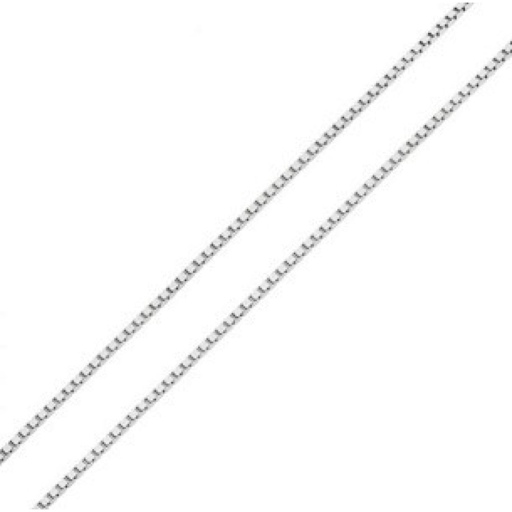 Corrente de ouro branco 18k cordão veneziana 40cm