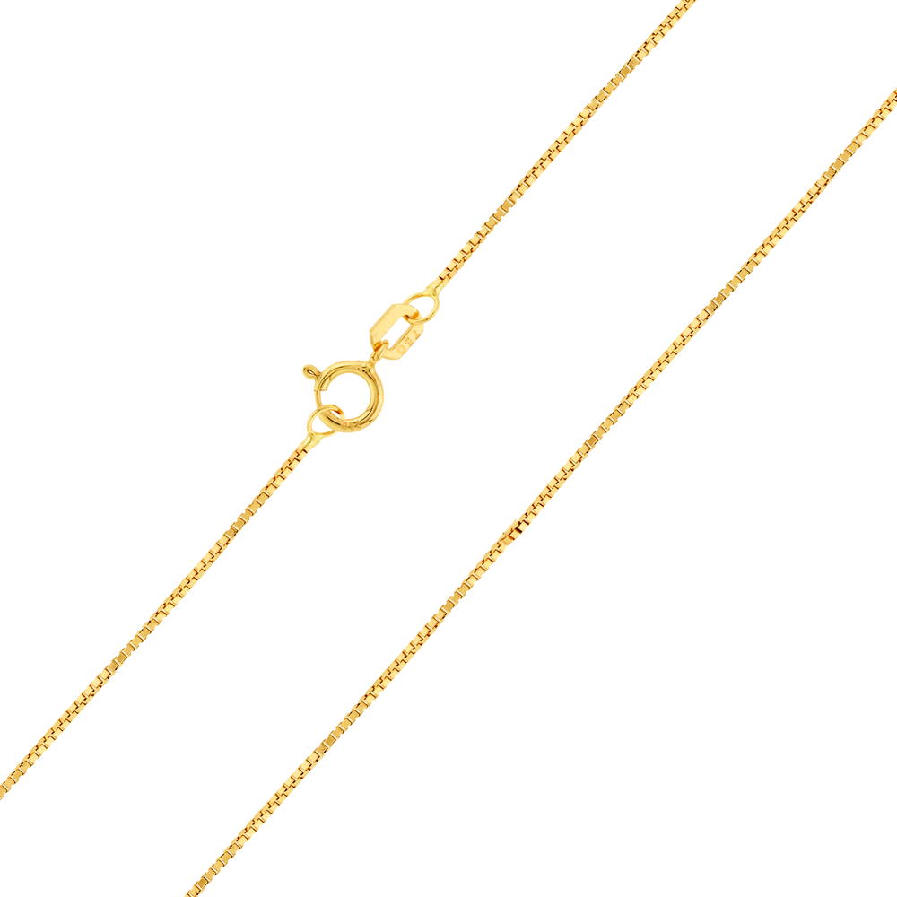 Corrente de ouro 18k Veneziana 45 cm 