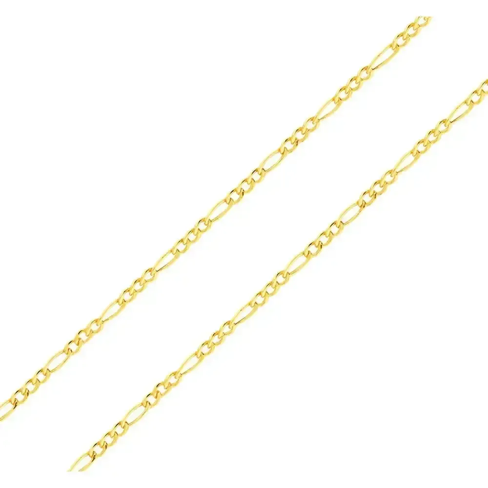 Corrente de ouro 18k masculina - Grumet 3x1 50cm