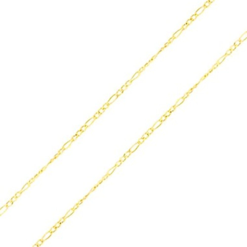Pulseira masculina de ouro 18k modelo grumet 3x1 fina