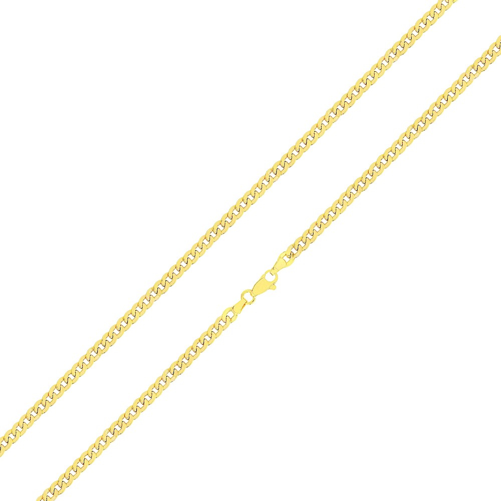 Corrente de ouro masculina grossa 60cm – malha grumet 4mm foto fecho da corrente 
