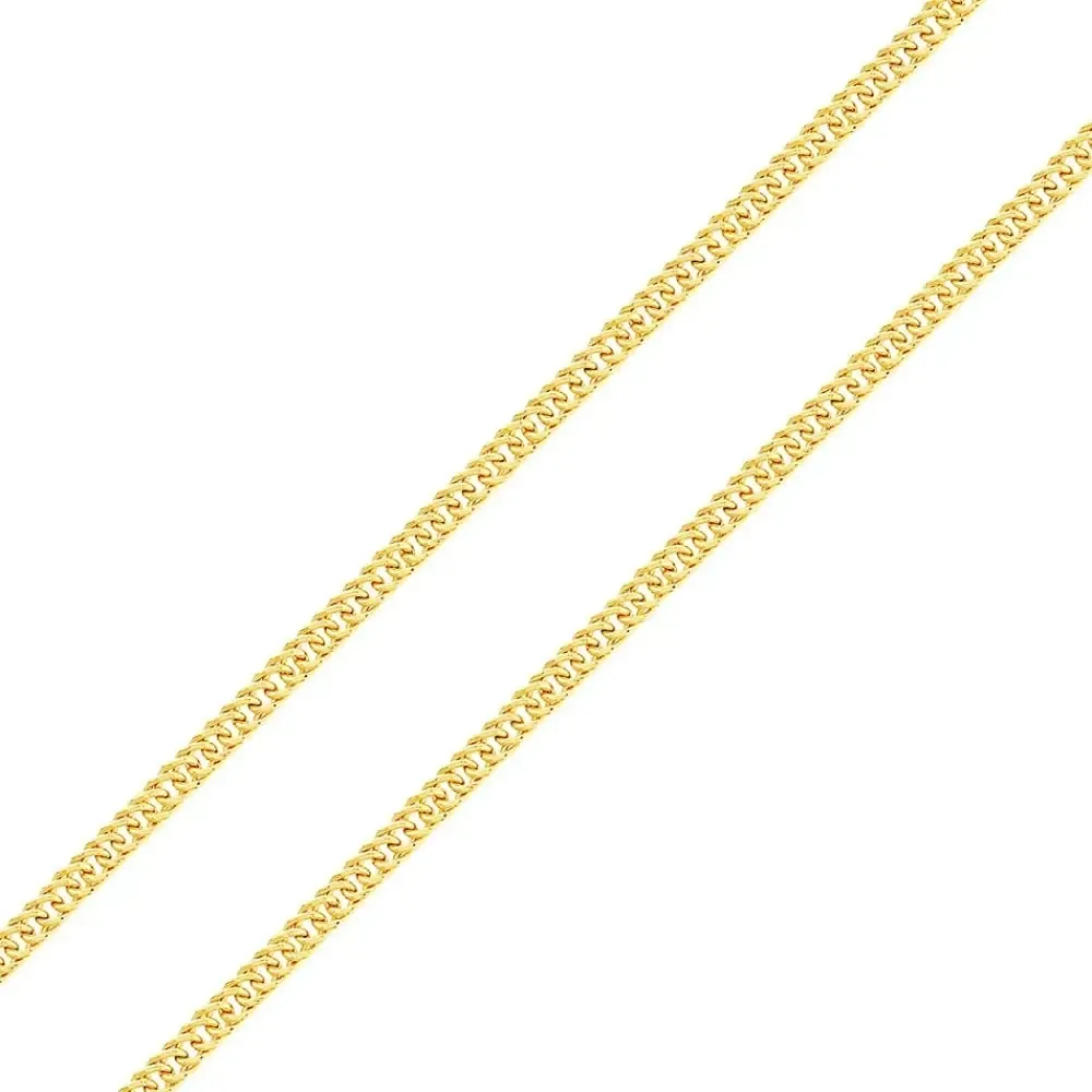 Corrente masculina de ouro 18k elos grumet new oca 60cm