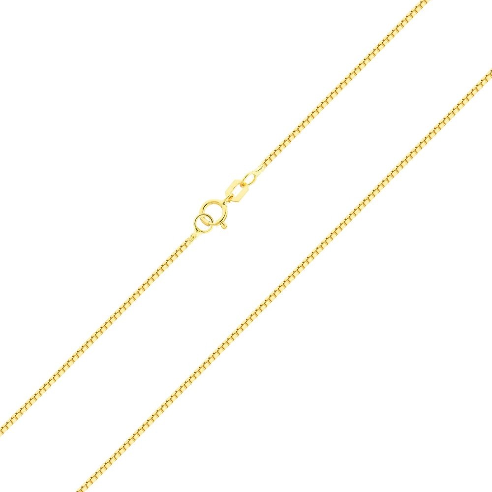 Corrente veneziana de ouro 18k 50cm 0,6m lado