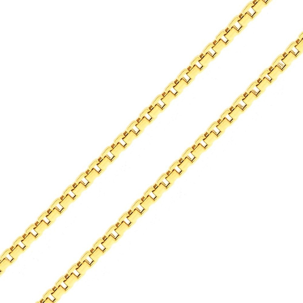 Corrente De Ouro Feminina Veneziana Oca 45cm foto detalhada malha da corrente