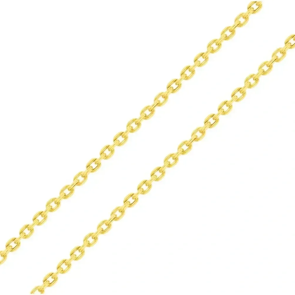 Pulseira de ouro infantil 18k bailarina 15cm