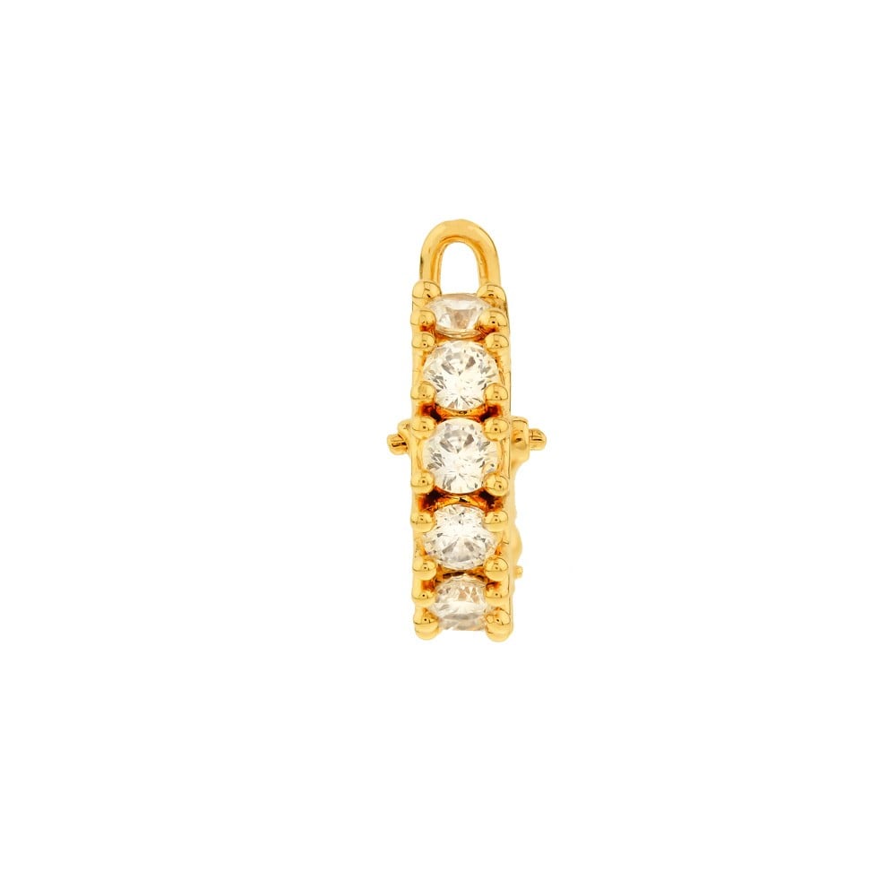 Piercing de ouro 18k orelha Conch encaixe 4mm