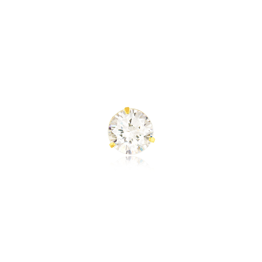 Pingente em ouro 18k ponto de luz 5mm