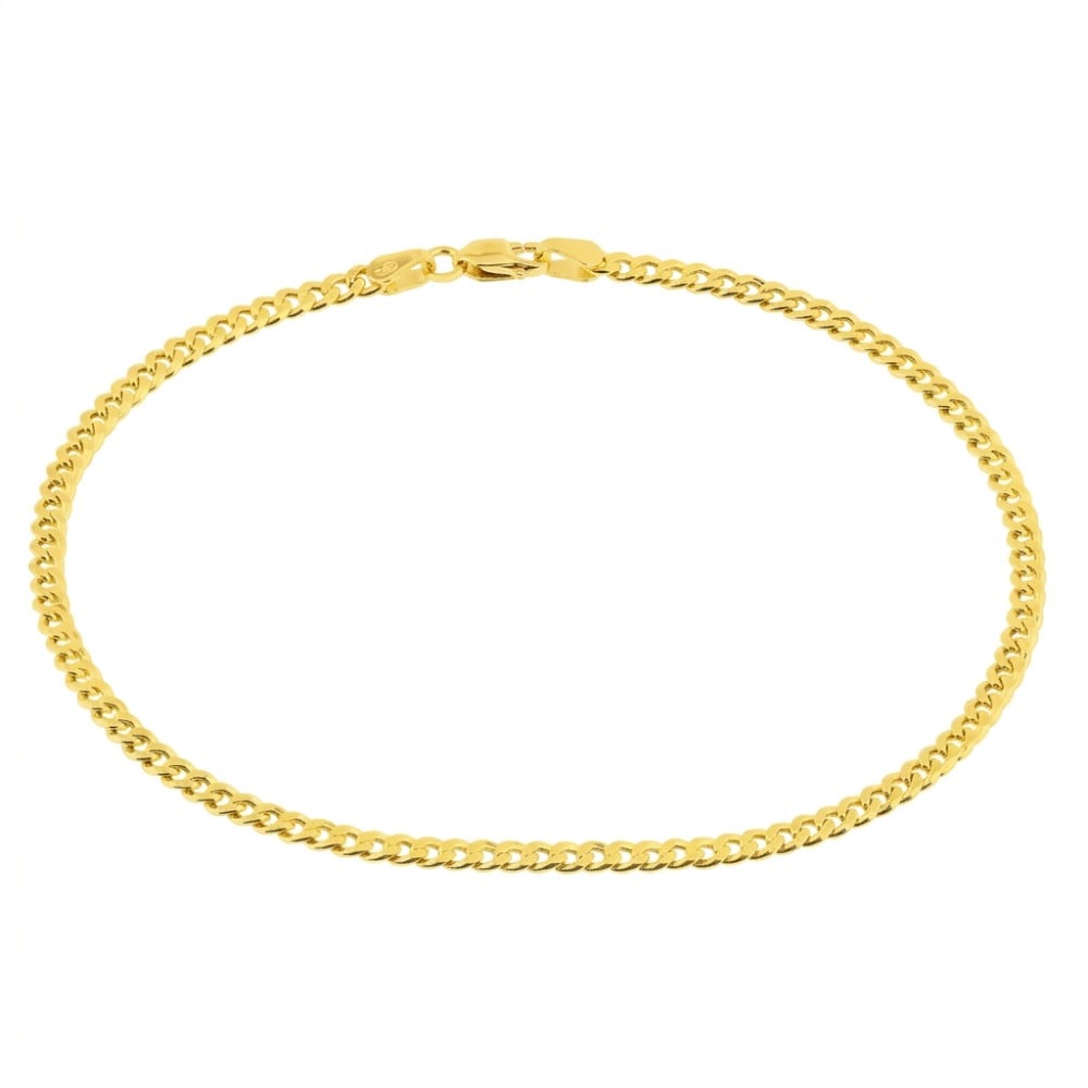 Pulseira De Ouro Masculina - Feminina Grumet P1409