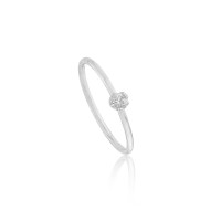  Piercing de argola ouro 18k branco orelha ou nariz