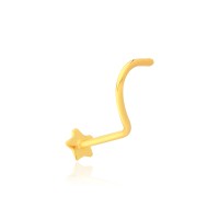 Piercing de Nariz Ouro 18k Estrela