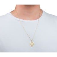 Pingente de ouro 18k simbolo maçon