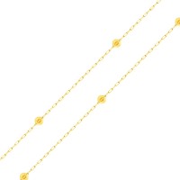 Gargantilha de ouro 18k bolinha modelo tradiconal Gargantilha foto das bolinhas lentilhas