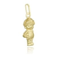 Pingente Ouro 18k Boneco/Filho Menino