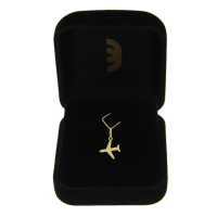 Pingente de ouro 18k Wanderlust avião