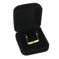Pulseira de ouro 18k infantil placa e bola