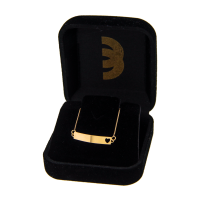 Pulseira infantil de ouro 18k chapa veneziana