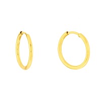 Brinco de argola de ouro pequena masculino feminino