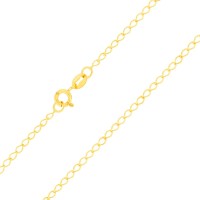 Corrente de Ouro 18k grumet carambola 40cm