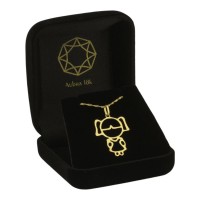 Pingente De Ouro 18k Menina Filha (Médio)