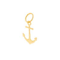 Pingente ancora de ouro 18k