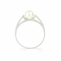 ANF297ob - Anel de pérola em ouro branco 18k Lola 1