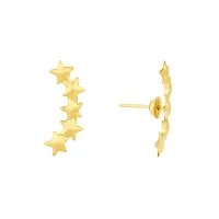 Brinco de ouro estrela constelação 