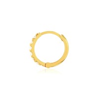 Brinco masculino ou piercing cartilagem uma peça ouro 18k