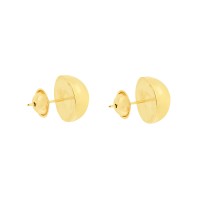 Brinco de bola de ouro 18k 10mm 