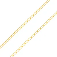 Corrente de ouro 18k masculina Grumet alongada 50cm