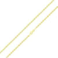 Corrente de ouro feminina 40cm bailarina M