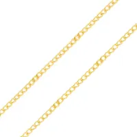 Corrente de ouro 18k masculina Grumet oca 60cm