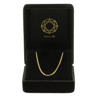 Corrente de ouro 18k 45cm elo Americano foto na caixinha de veludo 