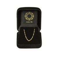 Corrente de ouro 18k 50cm - 1,90g singapura modelo torcida