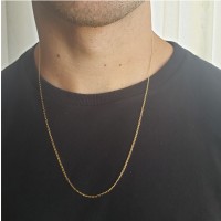 Corrente de ouro masculina C1385 70 b