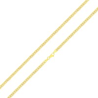 Corrente de ouro masculina grossa 60cm – malha grumet 4mm foto fecho da corrente 