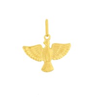 Pingente de ouro 18k Divino Espírito Santo