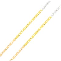 Corrente De Ouro Feminina Piastrine 3 Cores 45cm foto detalhada elos da corrente 