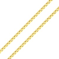 Corrente De Ouro Feminina Veneziana Oca 45cm foto detalhada malha da corrente