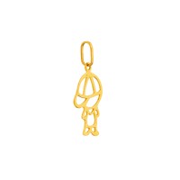 Pingente De Ouro 18k Menino - Filho (Pequeno)