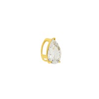 Pingente gota de ouro 18k caixa