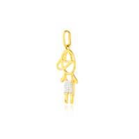 Pingente De Ouro 18k Menino Filho